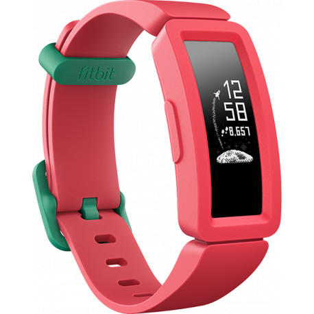 Fitbit трекер активности Ace 2, арбузный/бирюзовый