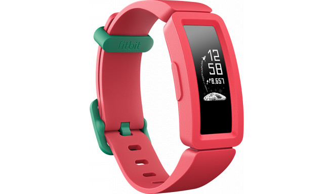 Fitbit activity tracker Ace 2, watermelon/teal