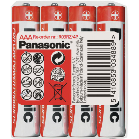 Panasonic patarei R03RZ/4P