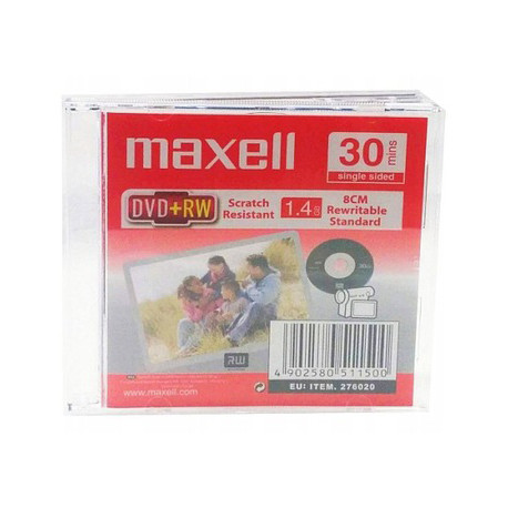 Maxell DVD+RW 1,4GB 4x 30min Slim
