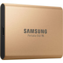 Samsung Portable SSD T5 500 GB Solid State Drive (gold, USB 3.1 Type-C Gen2)