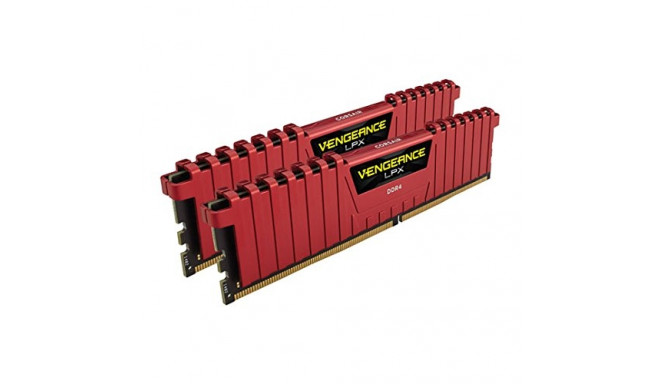 Corsair RAM 16GB DDR4 3200 Kit Vengeance LPX Red (CMK16GX4M2B3200C16R)