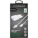 Vivanco charger USB-C 2.4A 1.2m, white (60029)