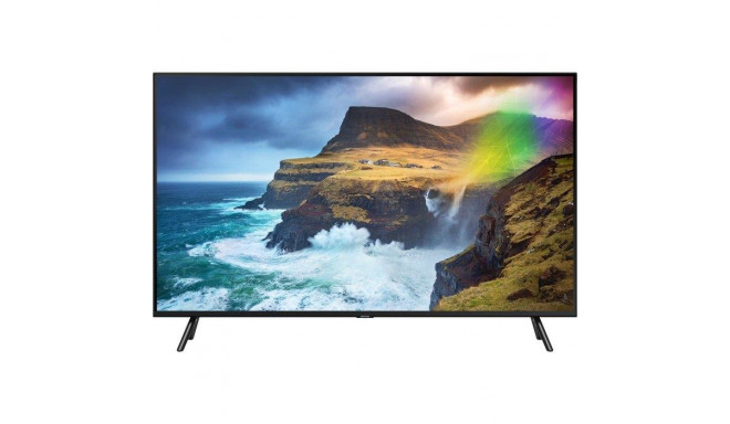 TV Set|SAMSUNG|4K/Smart|49"|QLED|3840x2160|Wireless LAN|Bluetooth|Wi-Fi Direct|Tizen|Colour Black|QE