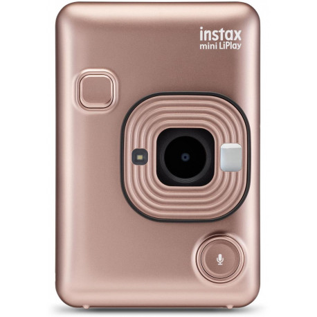 Fujifilm Instax Mini LiPlay, zeltīti rozā