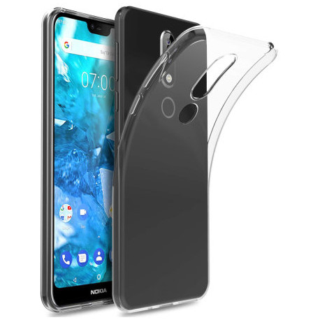 Mocco kaitseümbris Ultra Nokia 7.1 Plus, läbipaistev