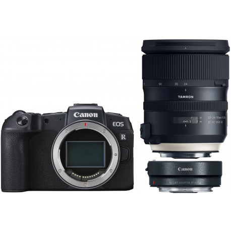 Canon EOS RP + адаптер EF-RF + Tamron 24-70 мм G2