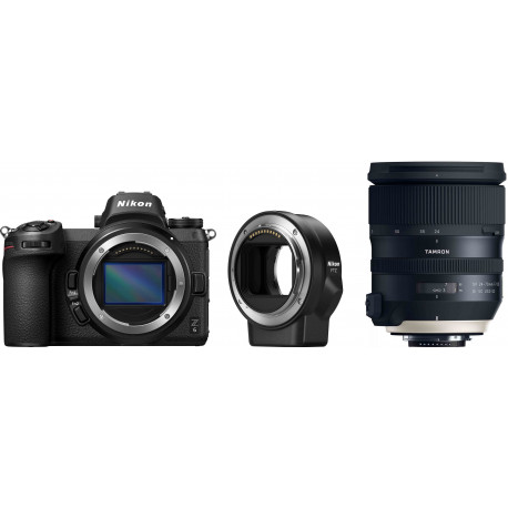 Nikon Z6 + objektīva adapteris FTZ + Tamron 24-70mm f/2.8 G2