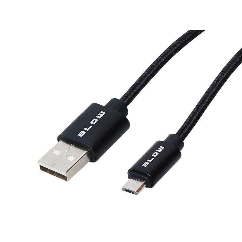 Usb m. 2m Micro Cable+Plug.