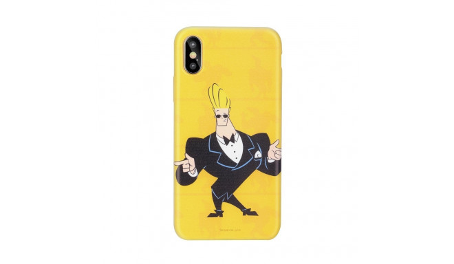 Cartoon Network Johnny Bravo Silicone Case for Apple iPhone XS Max Smoking
