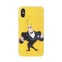 Cartoon Network Johnny Bravo Silicone Case for Apple iPhone 7 Plus / 8 Plus Smoking