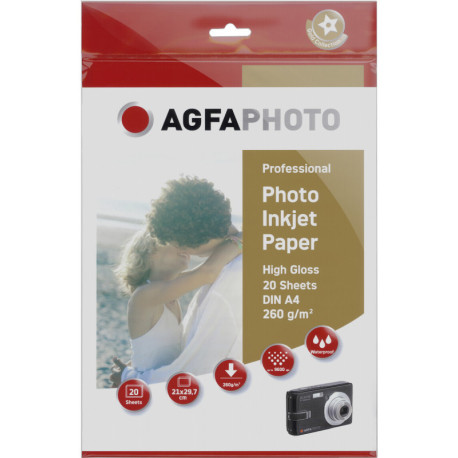 AgfaPhoto photo paper A4 Professional Glossy 260g 20 sheets