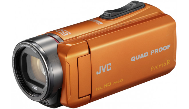 JVC video camera GZ-R445DEU, orange