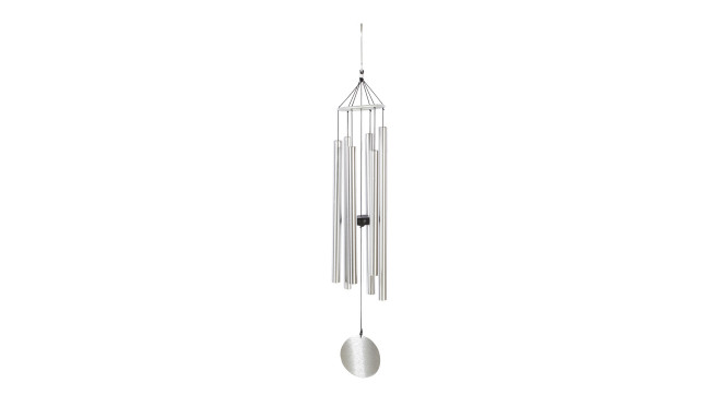 Wind bell NATURE'S MELODY H99cm, silver