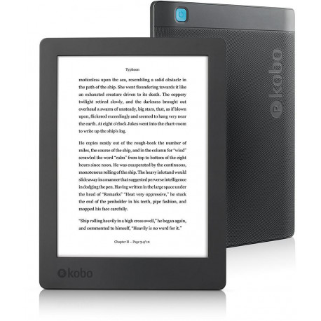 Kobo e-grāmatu lasītājs Aura H20 2nd Edition, melns