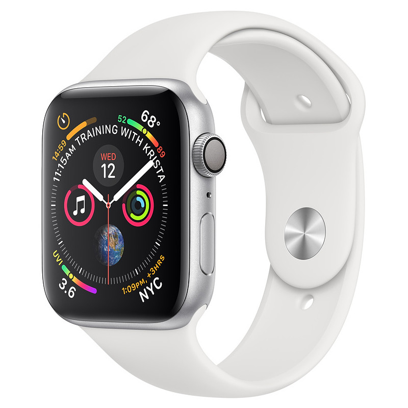 Apple Watch 4 GPS 40mm Sport Band, белый