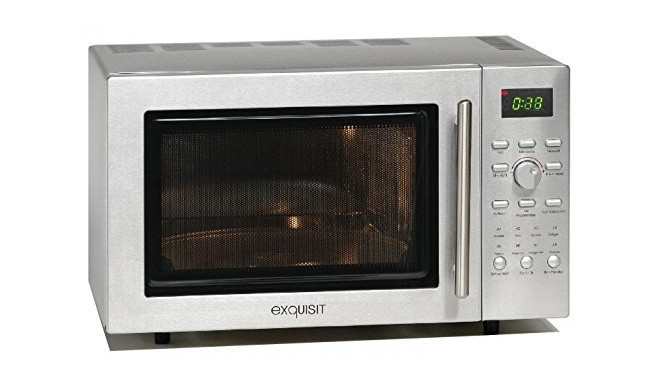 Exquisit microwave ED 8525.3 GS Inox silver