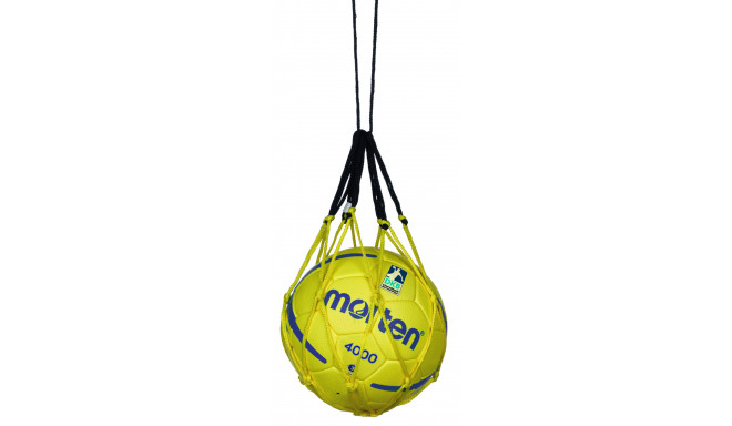 Ball net BND-L, for 1 ball, black/yellow, TM Molten