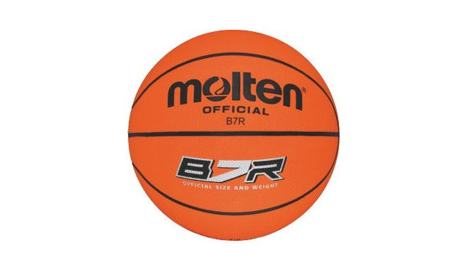 Basketball B7R, Rubber, orange, TM Molten