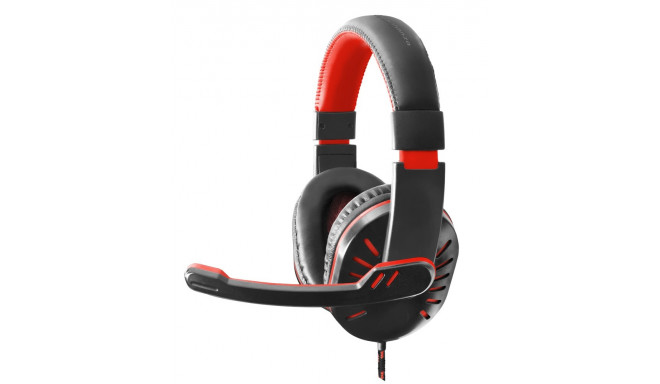 GAMING HEADSET CROW RED