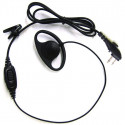 HYT EHM15 D-shaped ear piece and microphone for TC700/610/620