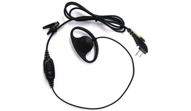 HYT EHM15 D-shaped ear piece and microphone for TC700/610/620 HYT