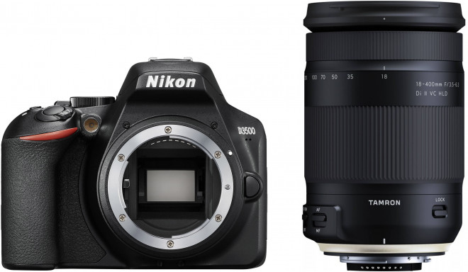 Nikon D3500 + Tamron 18-400mm, черный