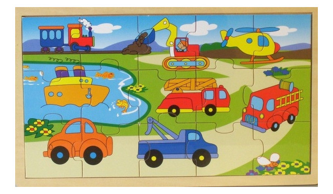 Brimarex wooden puzzle Cars