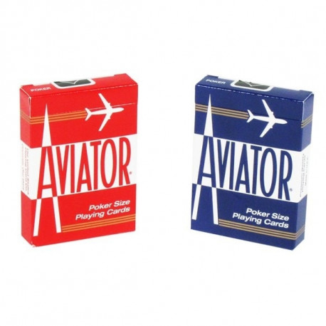 Bicycle playing cards Aviator Standard Index