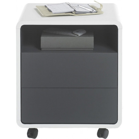 AMC drawer unit Tadeo, white/grey