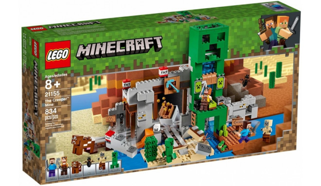 Bricks Minecraft The Creeper Mine