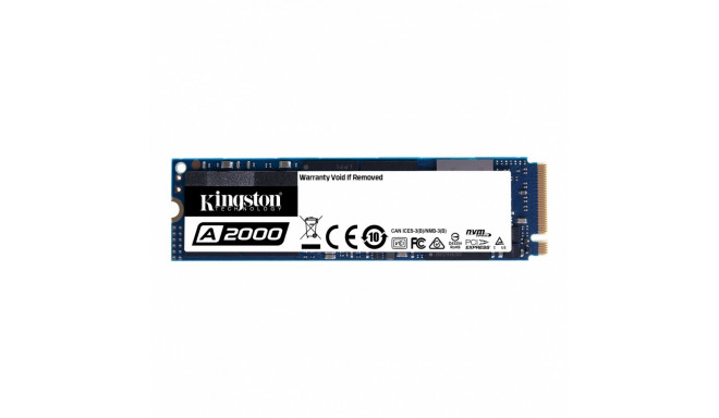 Kingston SSD A2000 1000GB M.2 2280 PCI-e NVMe 2200/2000MB/s