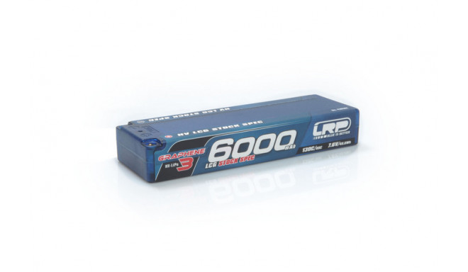 LRP battery 6000mAh 7.6V (2S) 130C/65C HardCase Graphene-3