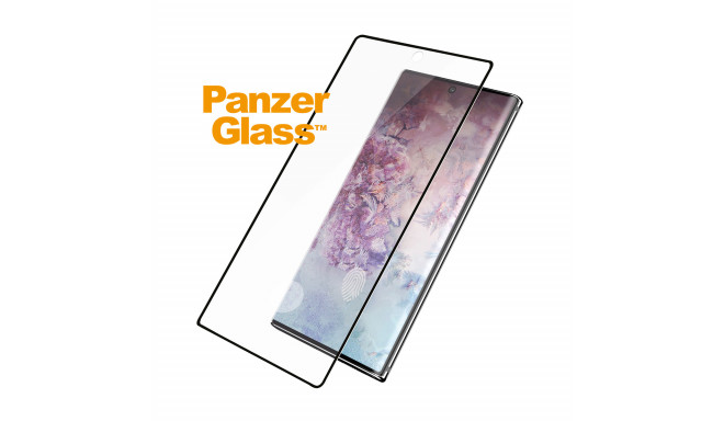 Ekraanikaitseklaas Samsung Galaxy Note10, sõrmejäljetoega, ümbrisesõbralik, must, PanzerGlass