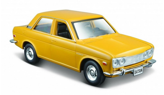 Composite model Datsun 510 1971 yellow 1/24