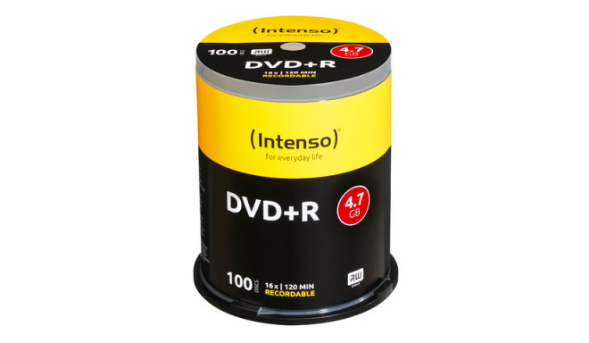 DVD+R INTENSO 4,7GB X16 (CAKE 100)
