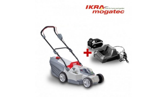 Cordless Lawn Mower 40V 2.5Ah IKRA IAM 40-3725 - FULL SET