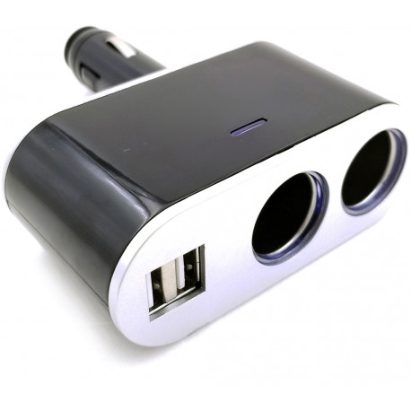 Omega auto voolupesa jagaja 2xUSB 2.4A (44808)