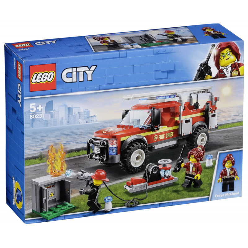 lego city fire chief response truck