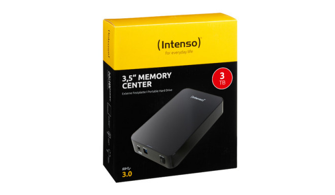 Intenso väline kõvaketas 3TB MemoryCenter 3.5" USB 3.0, must