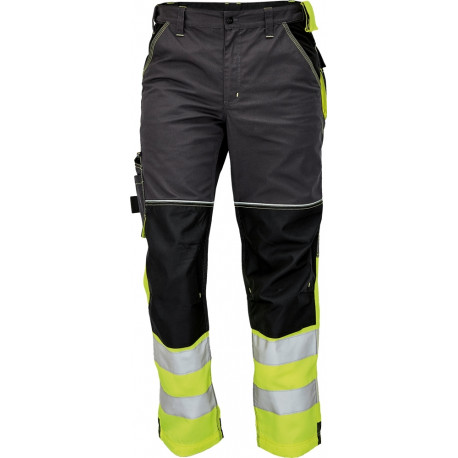 Cerva Knoxfield vööpüksid must Hi-Vis kollane EOL 60