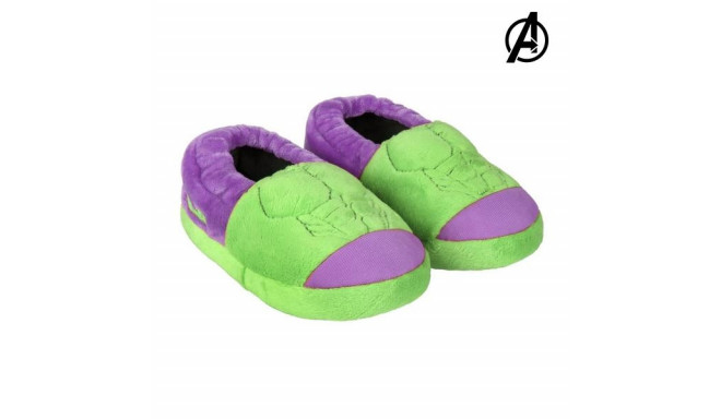 3D House Slippers Hulk The Avengers 73372 Green (25-26)