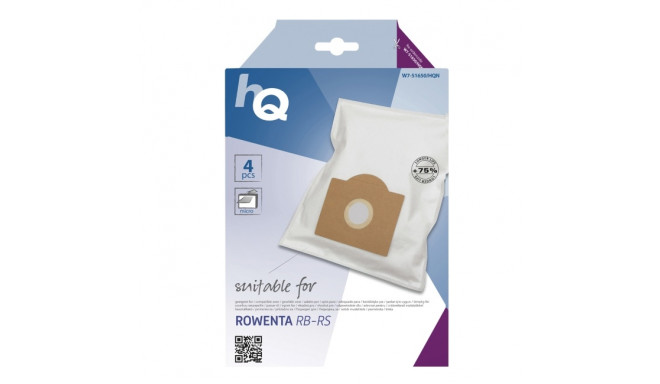 HQ Vacuum cleaner bags for ROWENTA RB / RS 7-