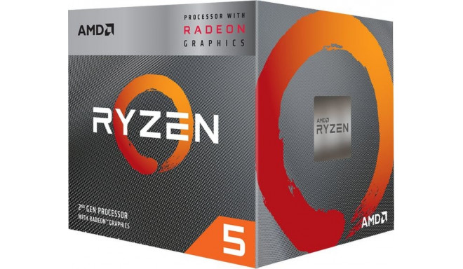 AMD CPU Ryzen 5 3400G 4x3.70GHz Box (YD3400C5FHBOX)