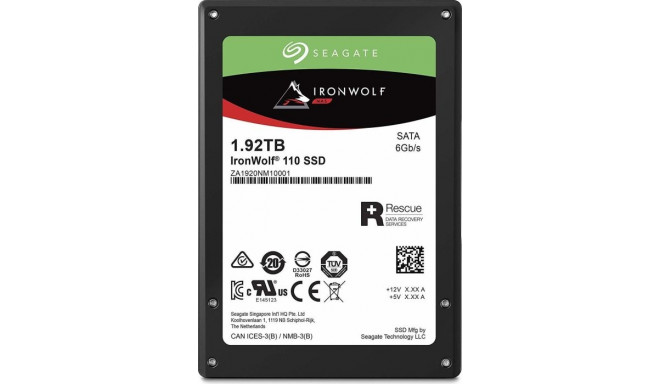Seagate SSD Ironwolf 110 1920GB SATA 6 GB/s 2.5"