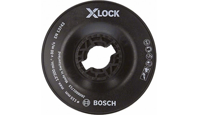 Bosch X-LOCK Backing Pad, 115 mm hard - 2608601713