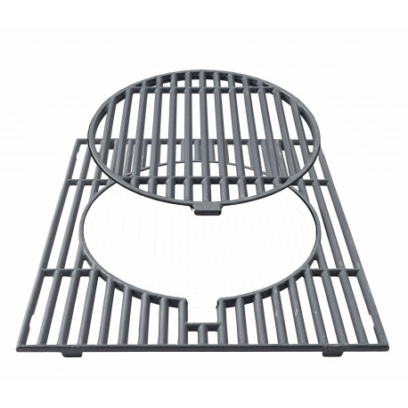 Culinary Modular Grillrost matt, für 3 & 4 Series (anthrazit, mit herausnehmbarem Ring)