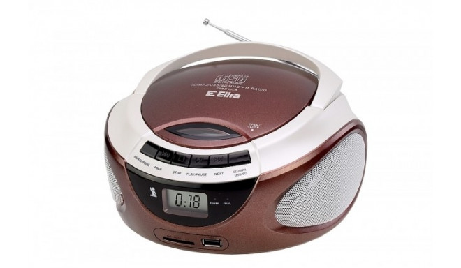 CD Player with radio LILA CD-98/USB brown