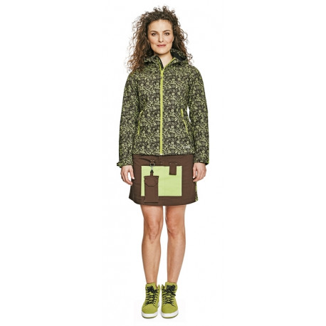 CRV Yowie Printed softshell roheline EOL M