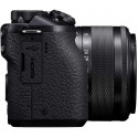 Canon EOS M6 Mark II + 15-45mm IS STM + pildiotsija, must